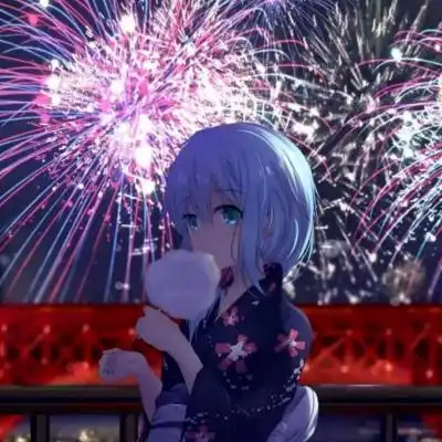 烟花?系列自制女头_微信头像_我要个性网