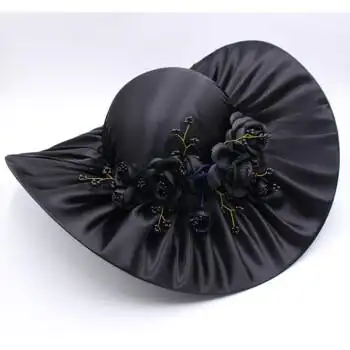 yngfn 新款婚纱主题写真拍照演出道具欧式宫廷礼帽超大公主结婚帽子