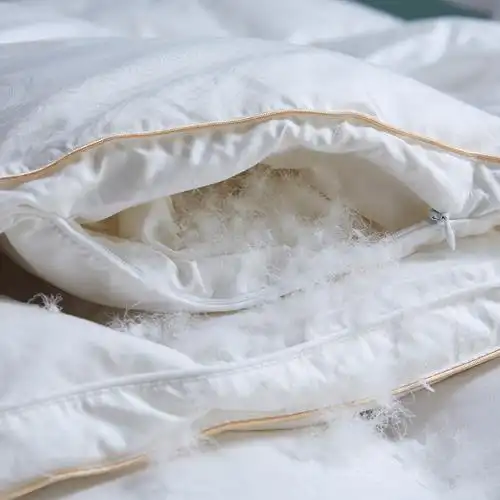 凯盛家纺新款纯棉秋冬保暖羽绒被95大朵白鹅绒被子星级酒店全棉双人被