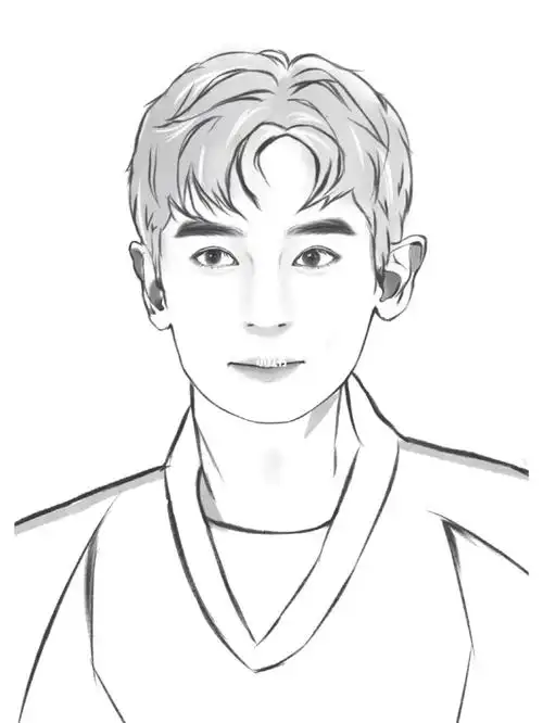 日常绘画丨朴灿烈不像勿喷新手