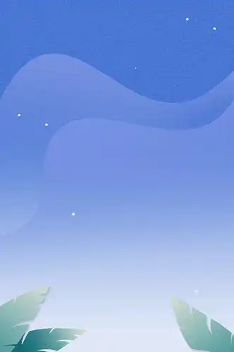 简约蓝色插画背景-众图网