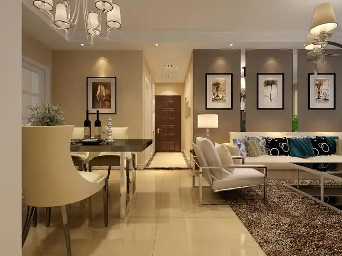 102平米普通户型现代简约家装装修图片设计-含山齐装网装修效果图