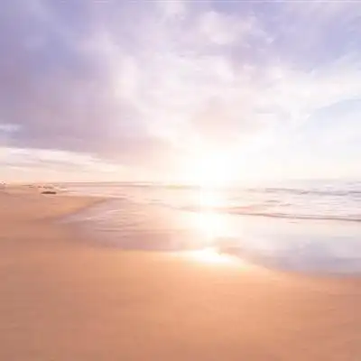 海滩风景头像景色迷人的海滩图片