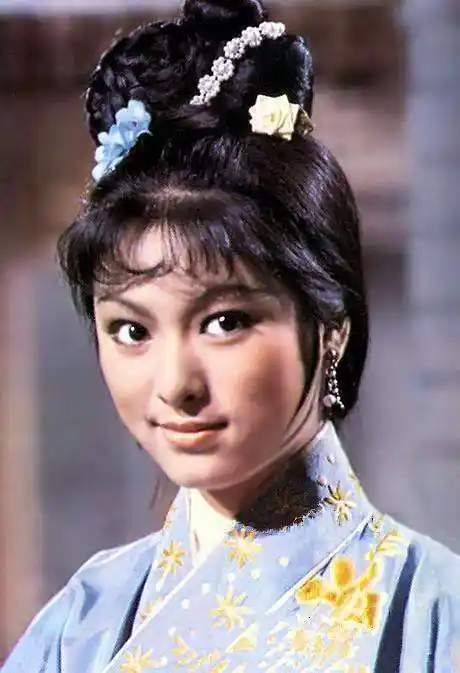 76版本的《神雕侠侣》,从少女时代的黄蓉到中年时代的黄蓉,都是由米雪