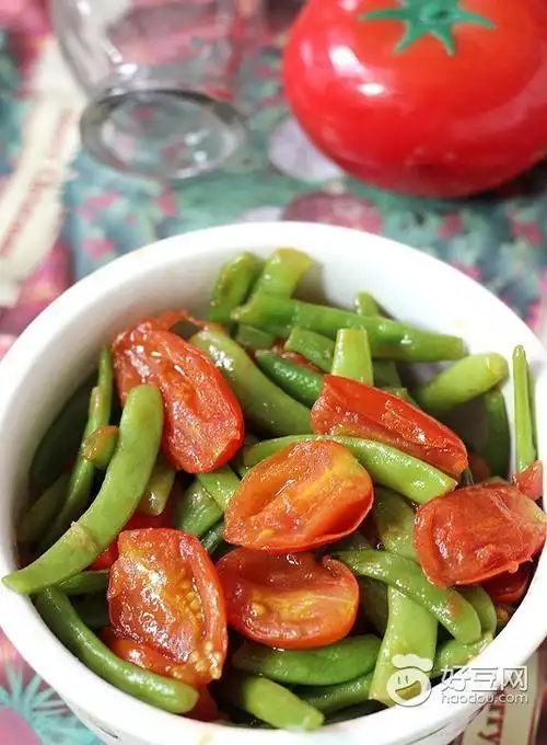 西红柿炒四季豆怎么炒