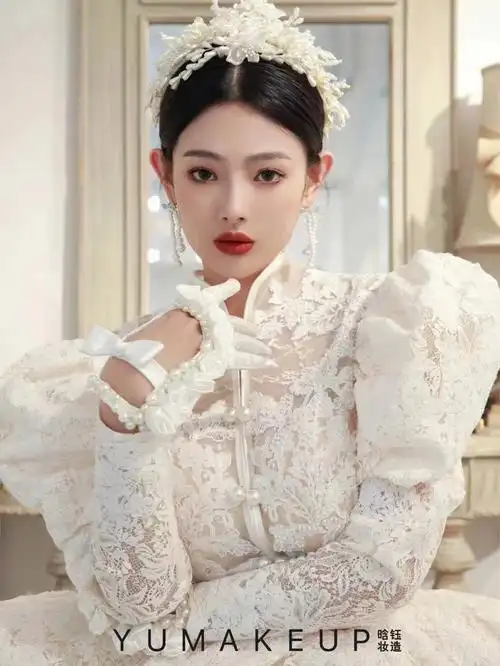韩式复古新娘妆宫廷风法式风格