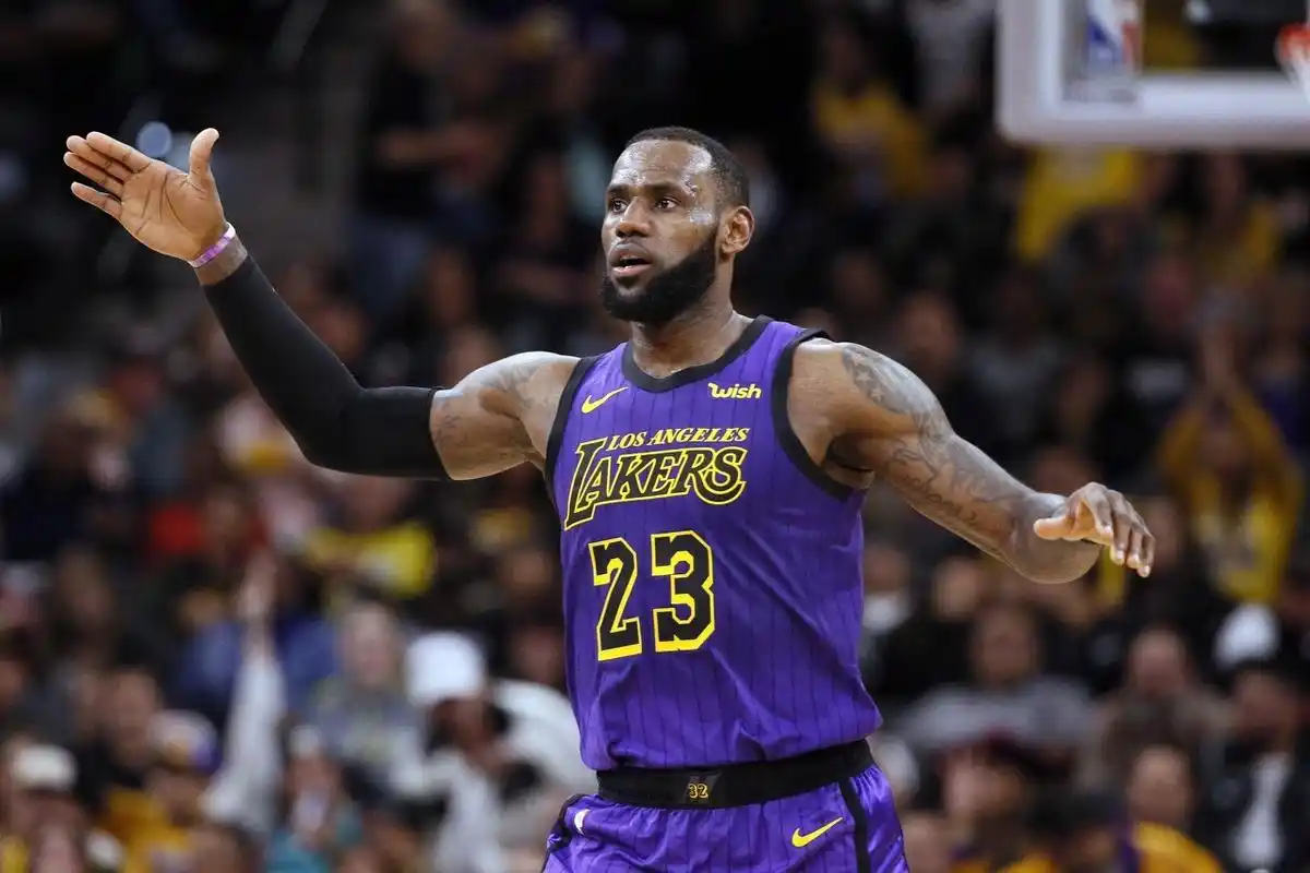 詹姆斯高清壁纸湖人