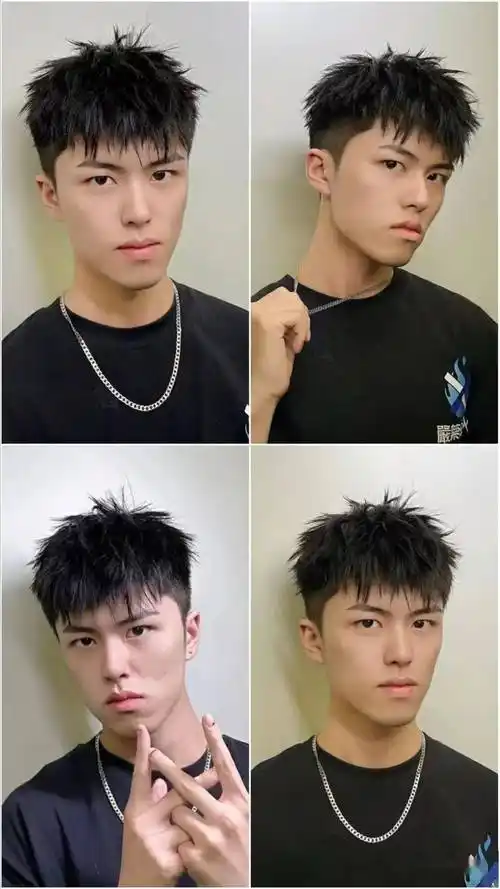 夏天男士短发就得这样烫(50款)_发型