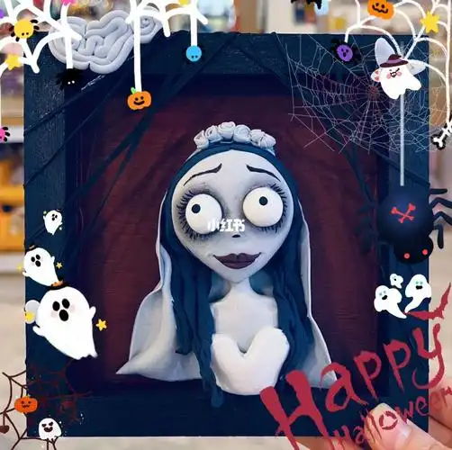 僵尸新娘粘土作品