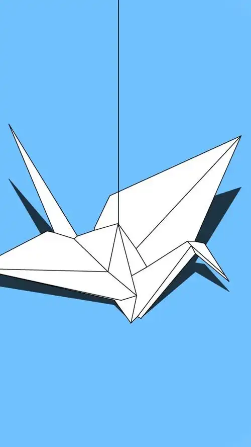 千纸鹤手机壁纸,高清图片,手机锁屏桌面-壁纸族