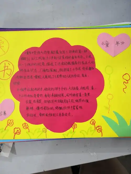 走进《童年》 笑对苦难 ——六年级《童年》读书交流会