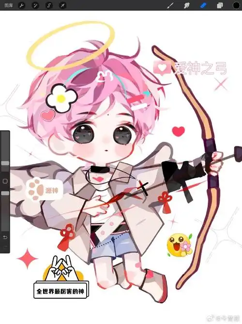 饭绘#王源看我们如何相遇vlog#    小爱神丸圆95    @tfboys-王源