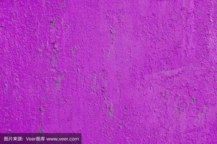 纹理的复古漆粉紫色铁墙背景