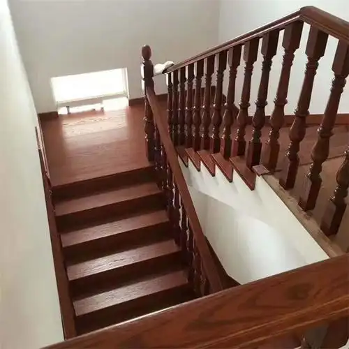 南京楼梯厂家实木楼梯别墅楼梯定做全屋整木定制复式阁楼楼梯