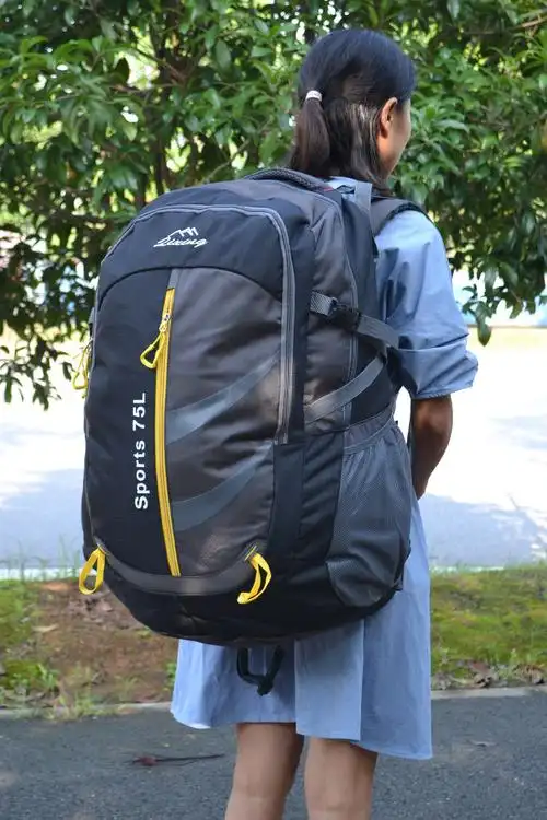 日本品牌巨大号80l大容量登山包双肩包男旅行包特大背包行李包旅游