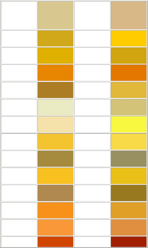 中国标准色卡样本