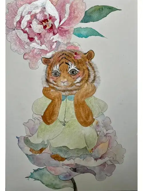 心有猛虎细嗅蔷薇虎年系列继续更新