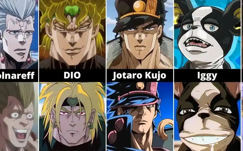 【jojo】ova与动画人物形象对比