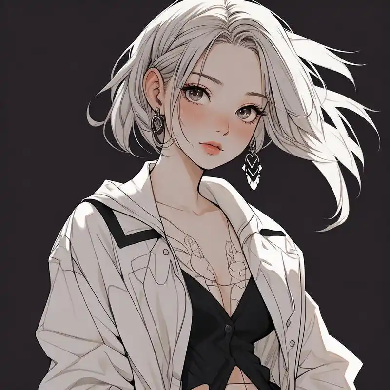 95ins风动漫女生头像78