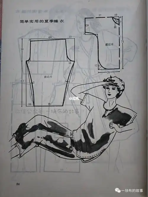 裁剪图  #服装裁剪