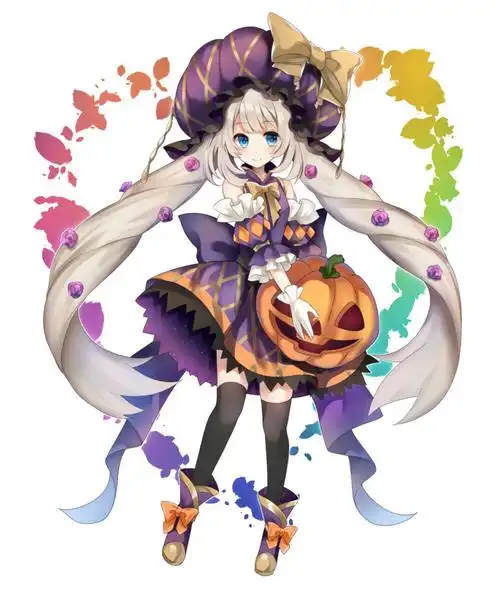 动漫女孩.双马尾.万圣节. - 堆糖,美图壁纸兴趣社区