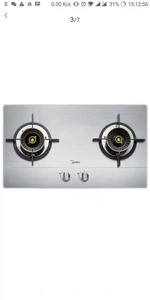 美的燃气灶jzy-q61液化气不锈钢