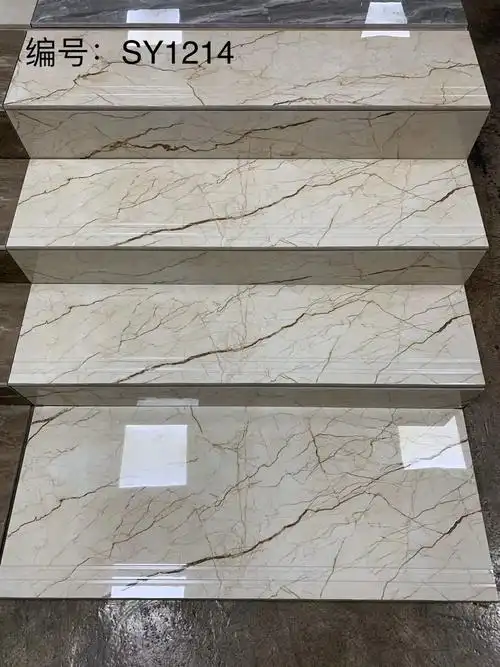 楼梯砖 一体式踏步台阶通体瓷砖1200*470别墅自建房原槽梯级地砖