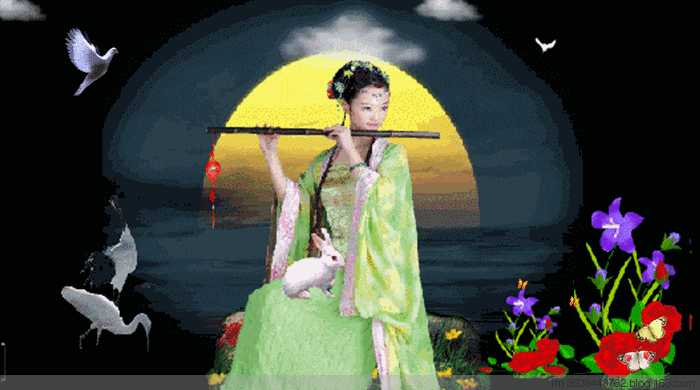 仙女飞天舞太空