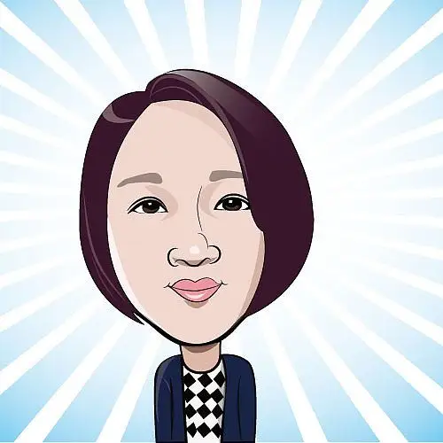 真人卡通肖像似颜绘定制