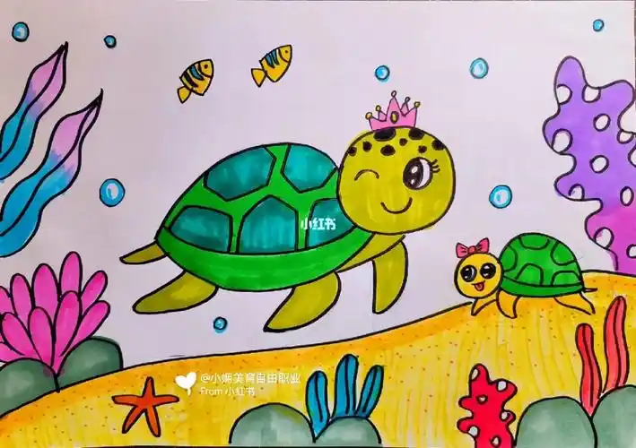 儿童画  #创意美术儿童画  #儿童创意美术  #创意儿童画  #可爱小