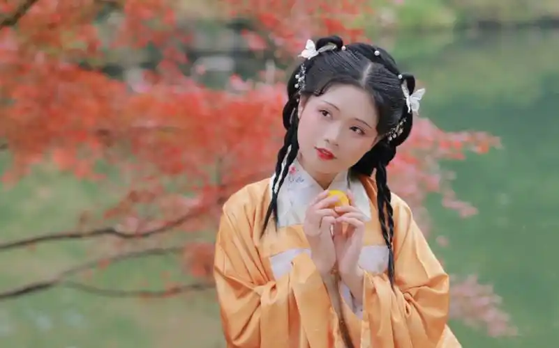 圆脸必学可爱汉服发型|明制汉服可爱蝴蝶发型教程