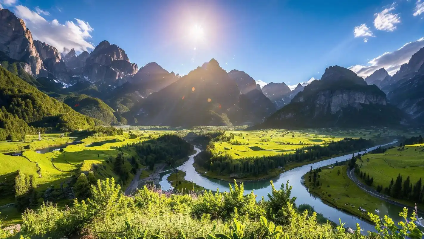 让美丽的山水风景陪伴你每一天,给你带来好运和好心情吧!9278
