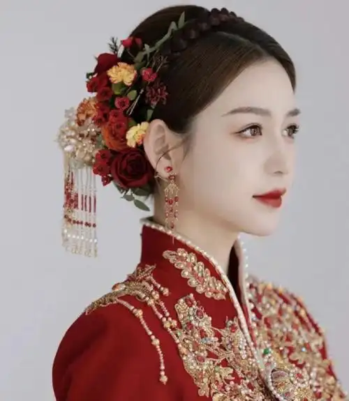 中式新娘发型