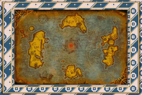 【精准印花可定制】魔兽世界十字绣*潘达利亚世界地图*包邮