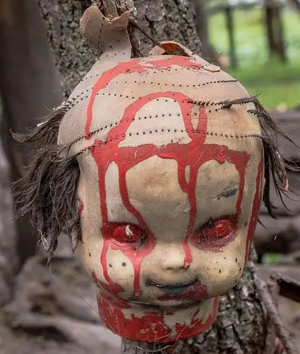 墨西哥荒岛悬吊成千上万诡异玩偶