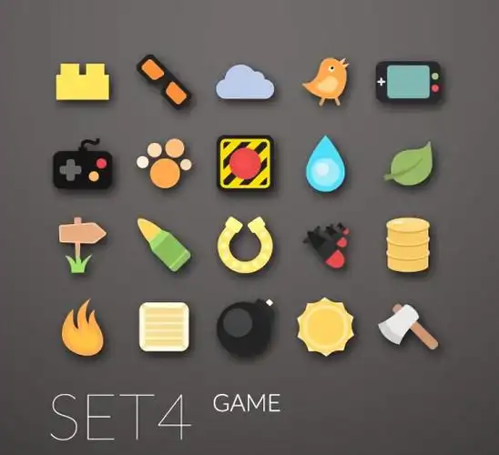20款精美游戏图标矢量素材