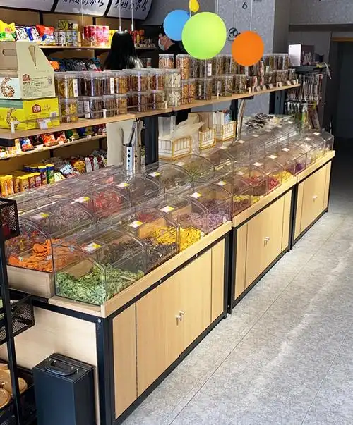 迦南歌基便利店中岛散货柜超市散装休闲食品零食货架干果糖果散称食品