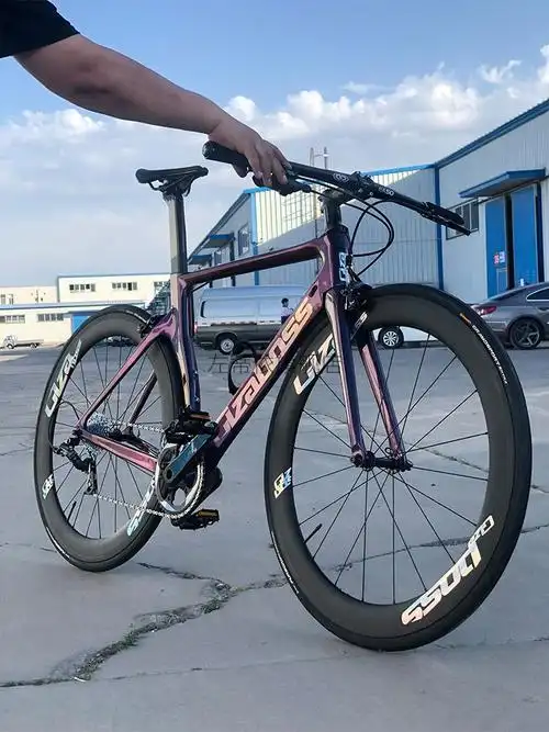 碳纤维公路车竞速gizaboss闪电公路自行车ut变速支持速联无线电变c夹