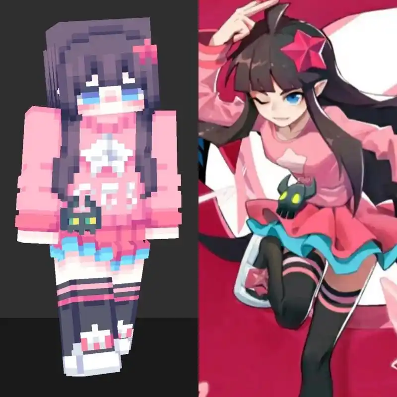 【mc皮肤】凯莉~星月魔女 呼,是凯莉小姐!