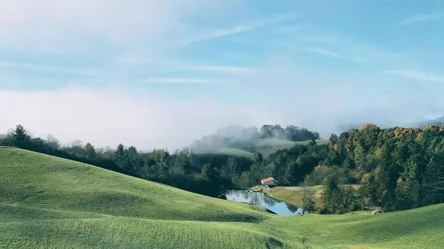 电脑壁纸 风景 碧草蓝天小清新护眼写真