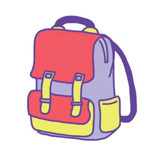 贴纸卡通书包包gif动图_动态图_表情包下载_soogif