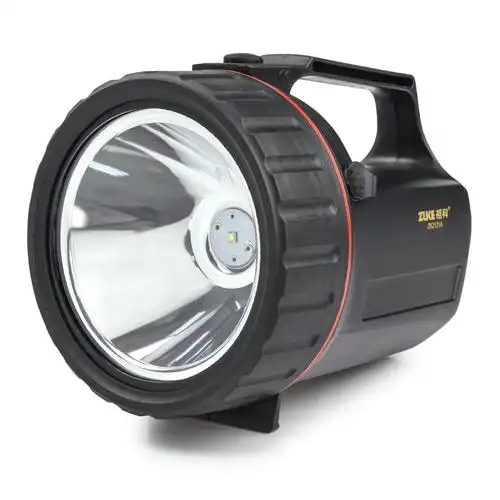 祖科强光探照灯远射保安手提防水户外巡逻应急家用led充电手电筒