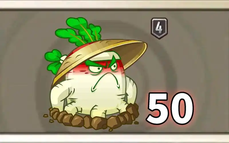 pvz2植物测评 4阶的白萝卜有何妙用?