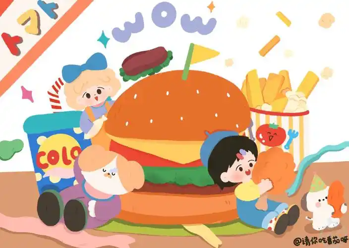 ipad电脑壁纸合集超可爱的画风 cr:寄喜饼给你喔