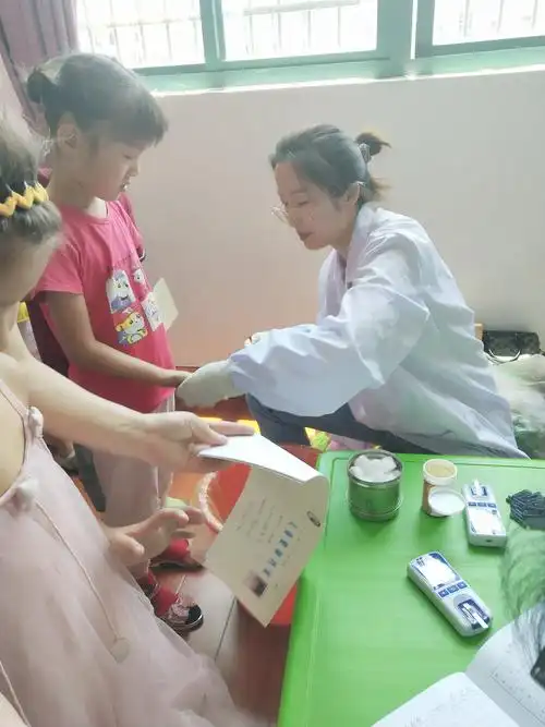 三泉王幼儿园六一幼儿体检记