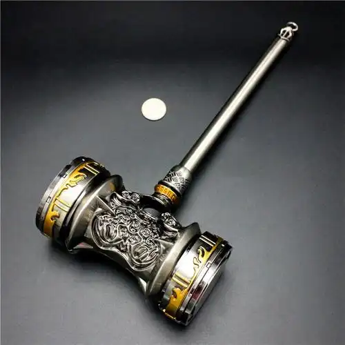 斗罗周边金属模型唐三昊天锤七杀剑特大号合金一比一摆件定制 【特大