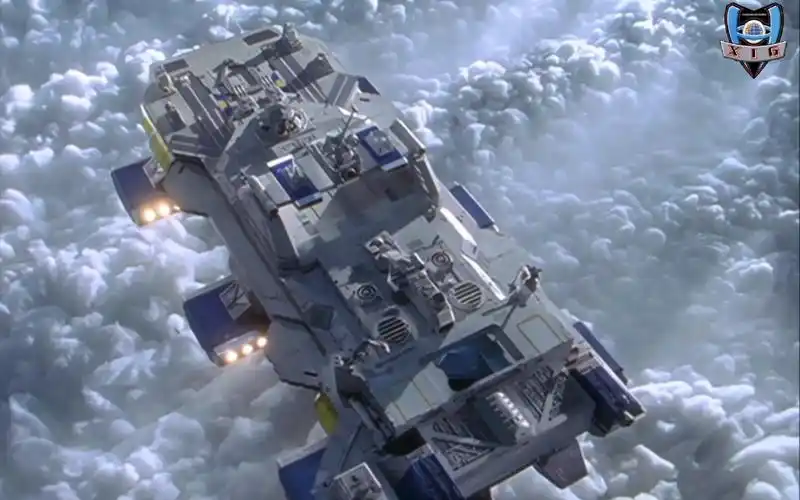 盖亚奥特曼,xig希格队,不同角度下的艾利尔空中基地