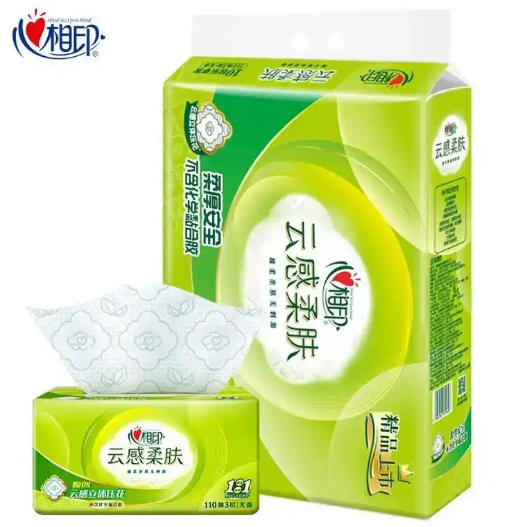 心相印纸巾,轻薄水润,守护你每一天.心相印面巾纸,云感柔肤立 - 抖音