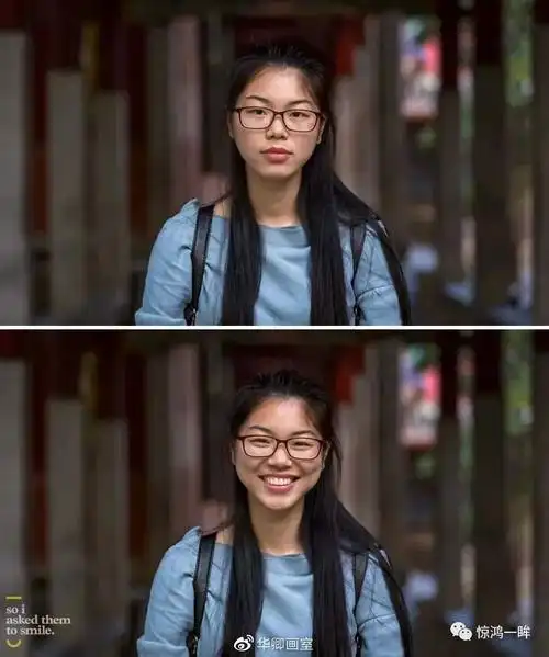 摄影师用9张肖像对比照告诉你笑与不笑大不一样