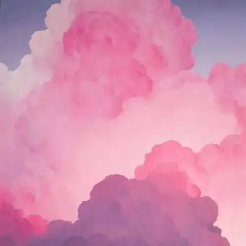 可能时间刚好,而你眼角带笑 #背景图##朋友圈# 粉色 ins 简约